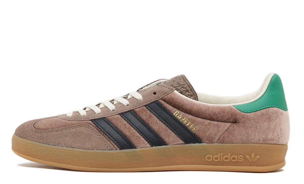 size? x adidas Gazelle Velour Brown