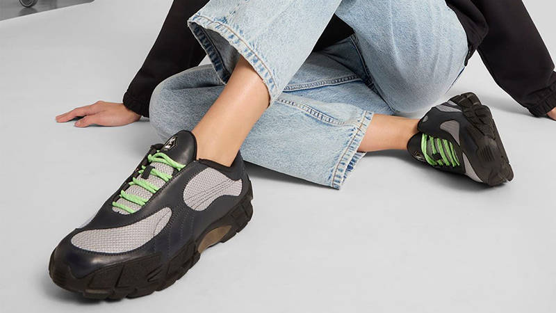 Skepta x PUMA Skope Forever Flat Grey Silver 404417 01 on foot
