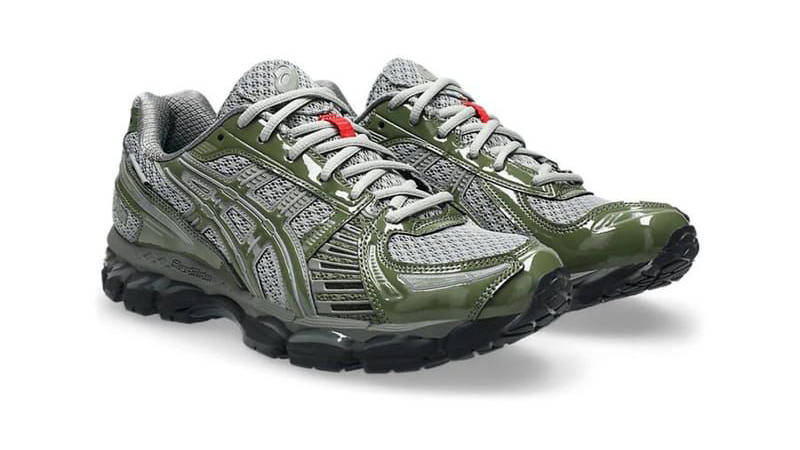 Up There x ASICS Gel-Kayano 12 1 Grey Green 1203A869-021 front