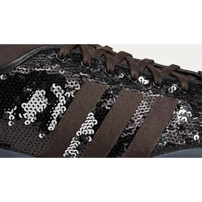 Wales Bonner x adidas Karintha Sequin Black JR0259 Detail