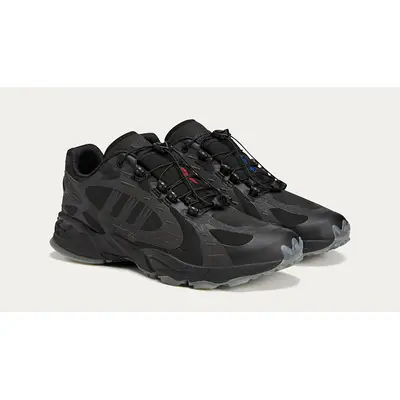 100 Thieves x adidas Savage Black Silver Pebble JR5538 front
