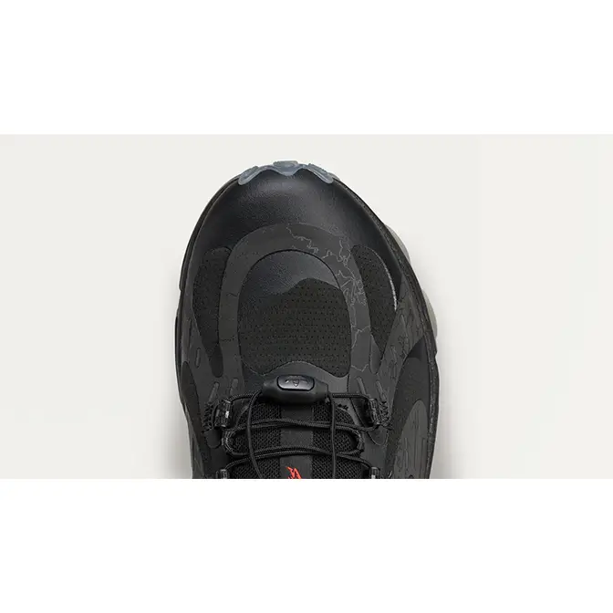 100 Thieves x adidas Savage Black Silver Pebble JR5538 toe
