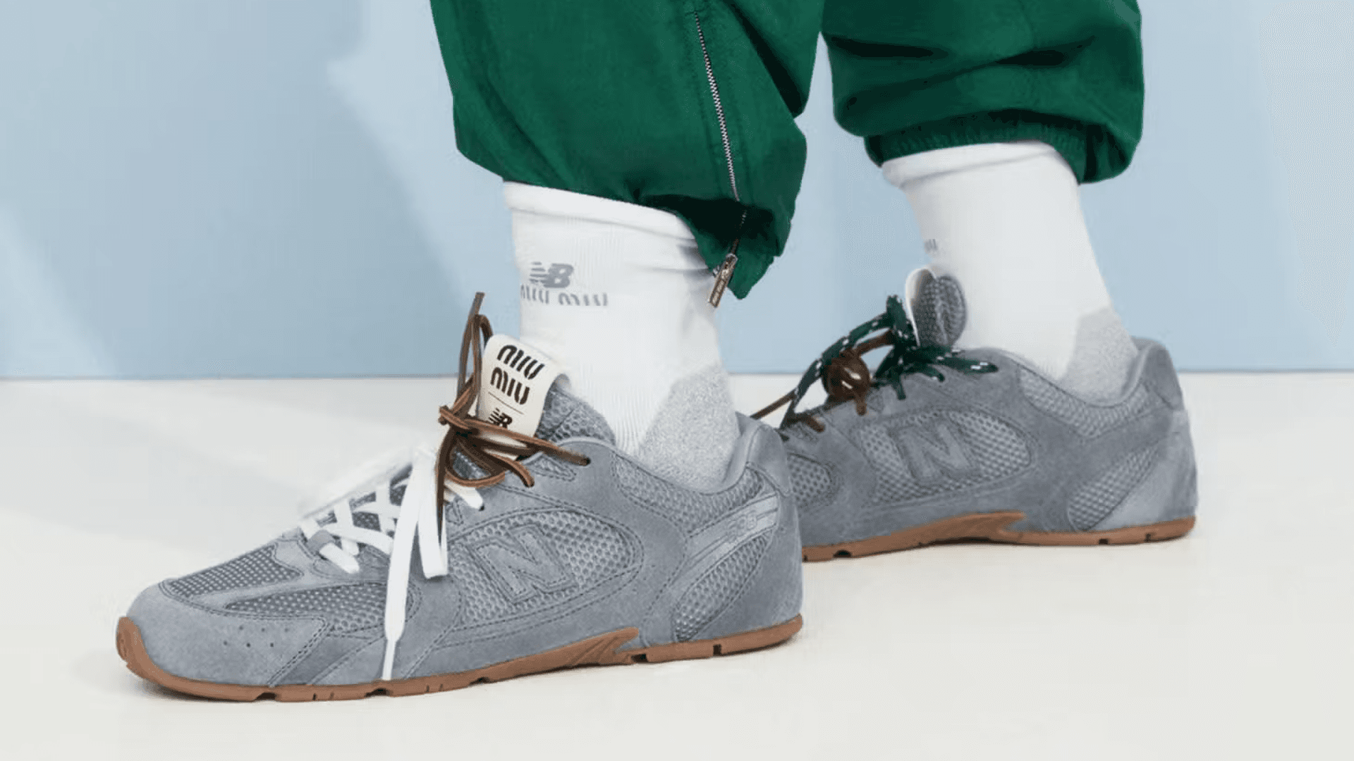 Miu Miu x New Balance 530 SL Grey Gum