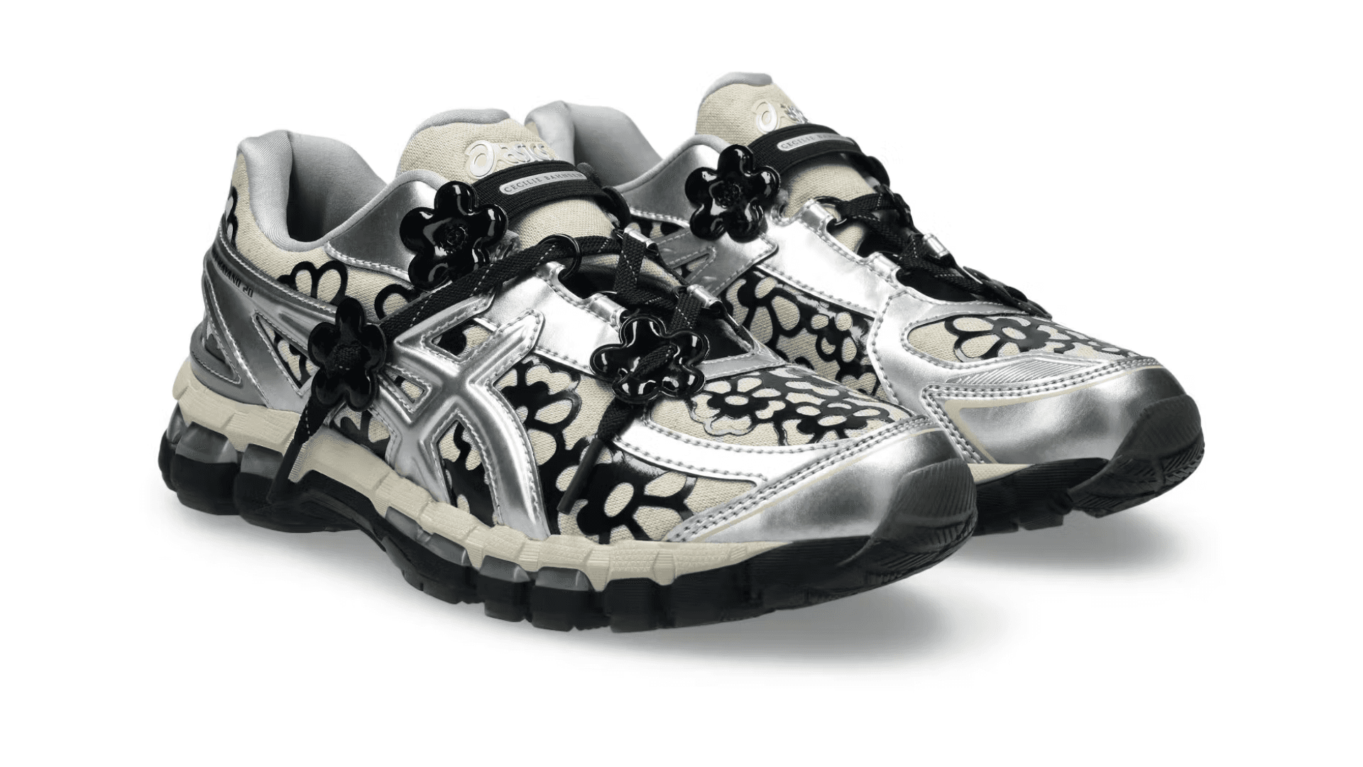 Cecilie Bahnsen x ASICS Gel-Kayano 20 Floral Silver Sail