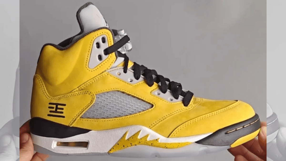 Air Jordan 5 RETRO YELLOW/MULTI-COLOR Air Jordan 5 What The