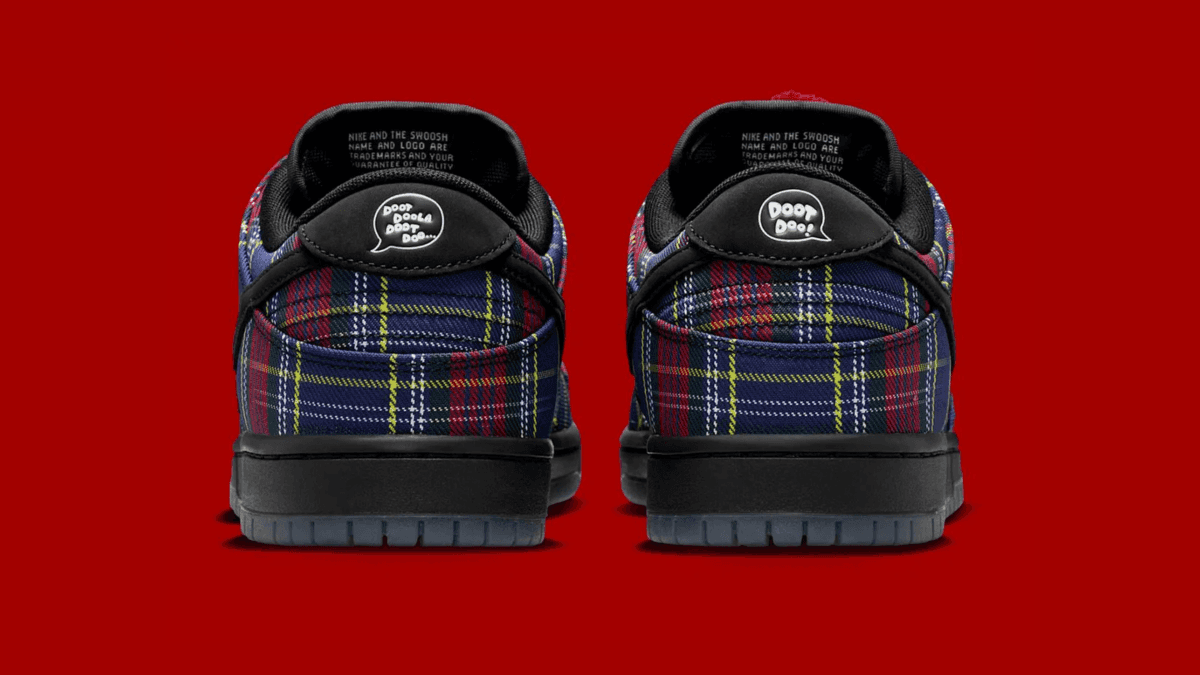 Nardwuar x Nike SB Dunk Low Red Blue