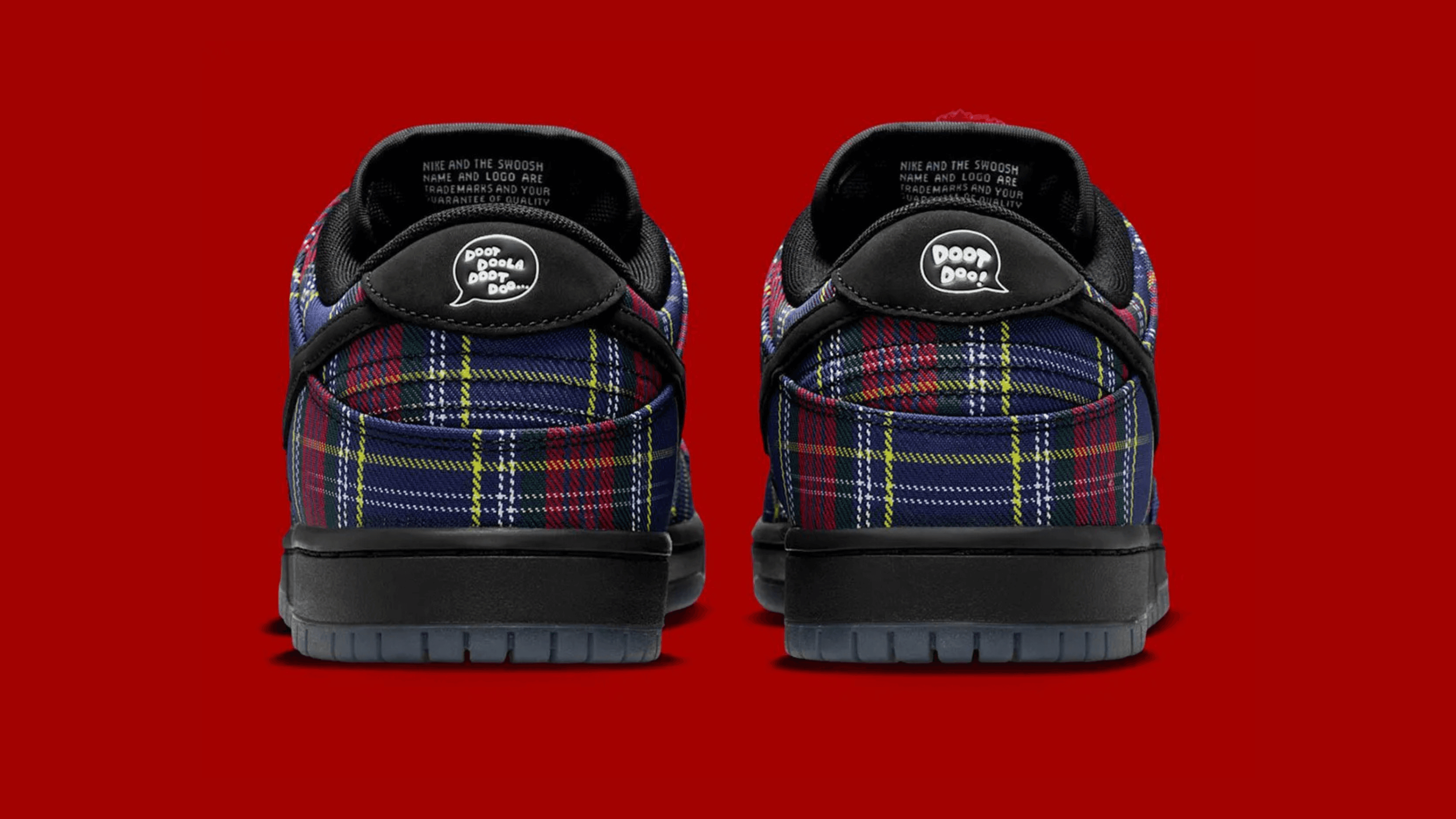 Nardwuar x Nike SB Dunk Low Red Blue