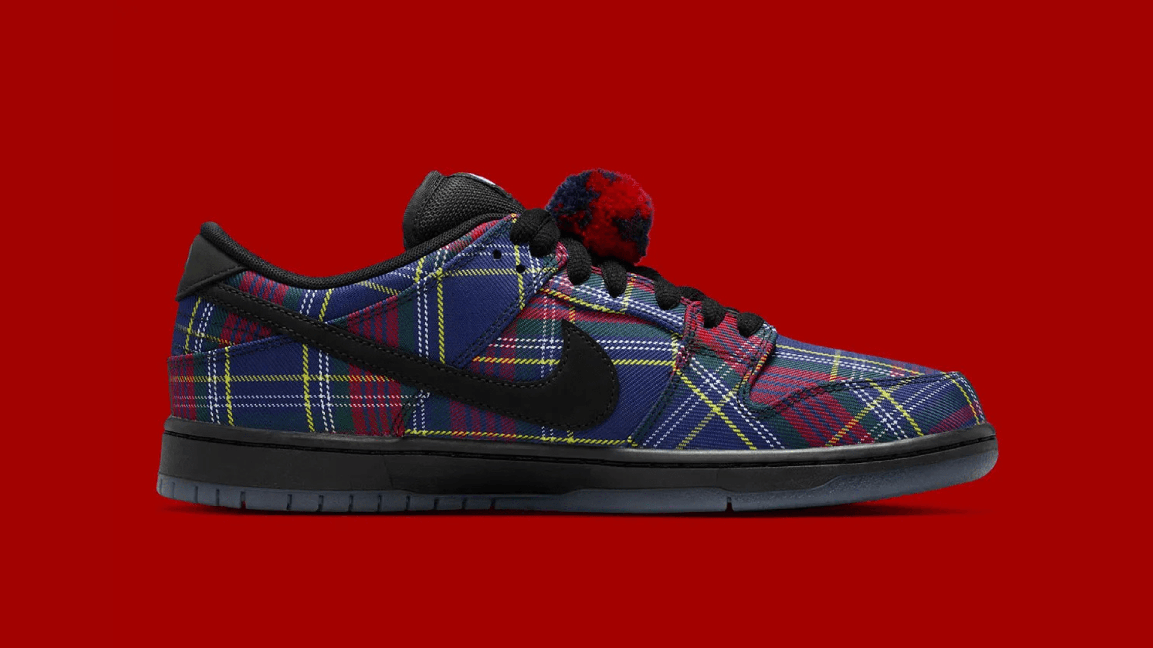Nardwuar x Nike SB Dunk Low Red Blue