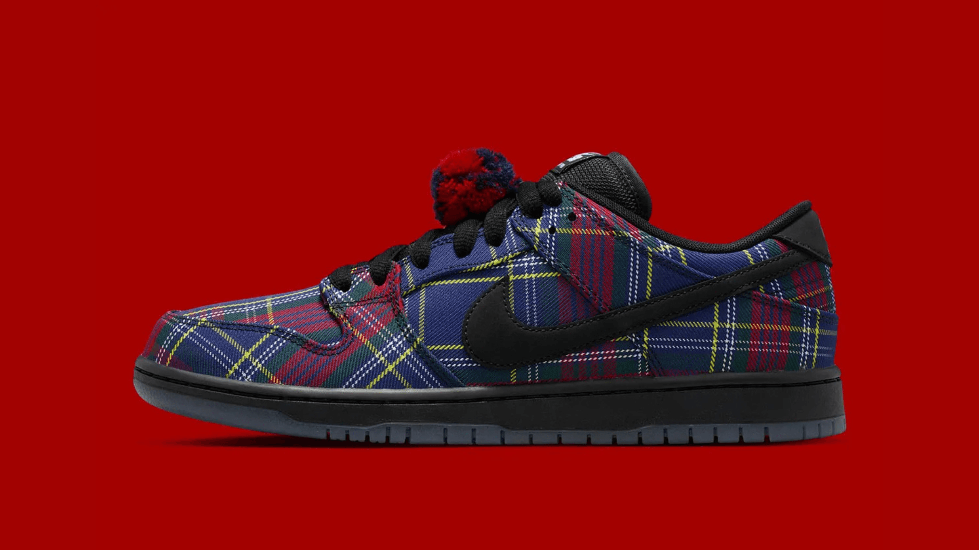 Nardwuar x Nike SB Dunk Low Red Blue