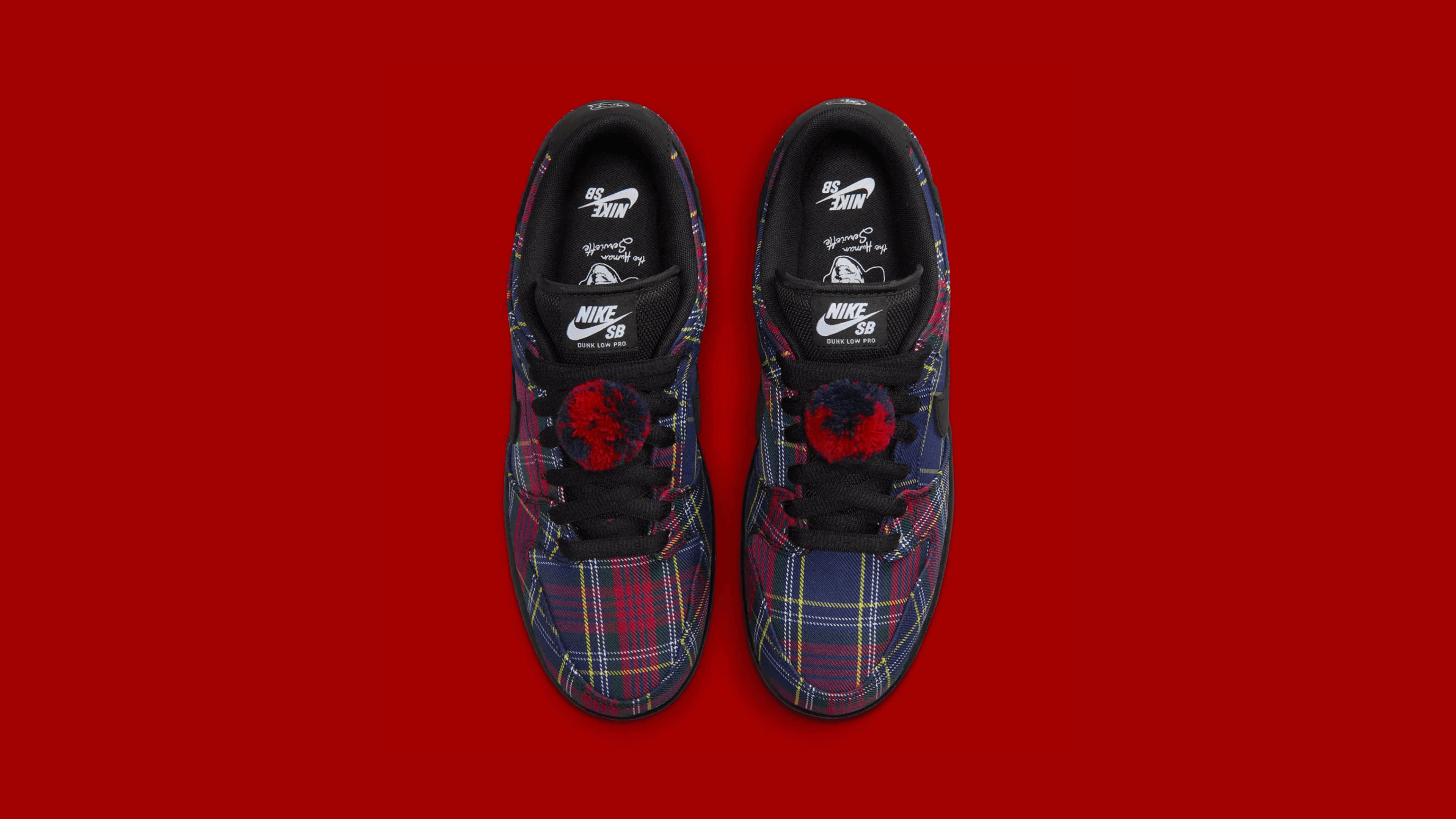 Nardwuar x Nike SB Dunk Low Red Blue
