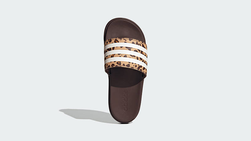 adidas Adilette Platform Slides Shadow Brown JR9234 middle
