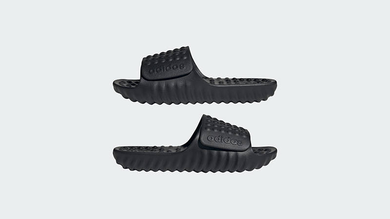 adidas Adissage 360 Red Slide Black JS3569 feature