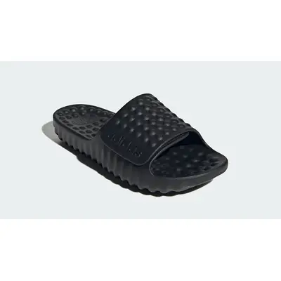adidas Adissage 360 Red Slide Black JS3569 front
