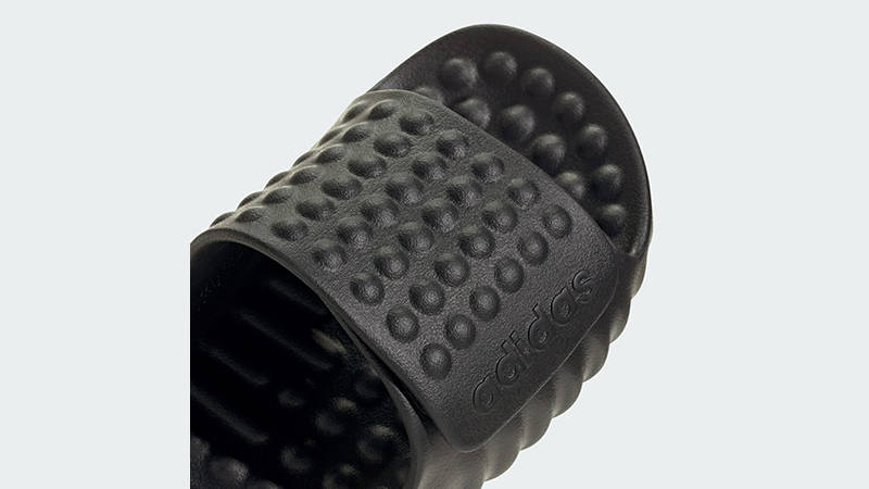 adidas Adissage 360 Red Slide Black JS3569 toe