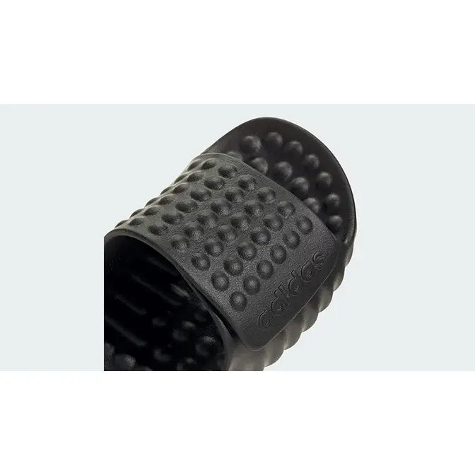 adidas Adissage 360 Red Slide Black JS3569 toe