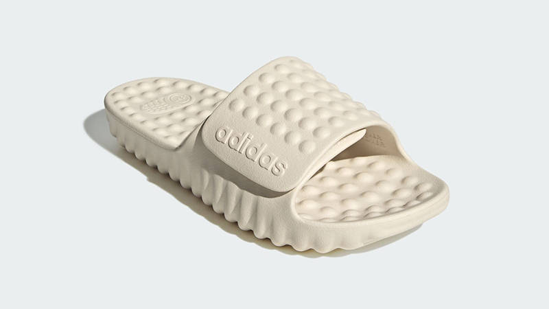 adidas Adissage 360 Red Slide Off-White JQ8057 front