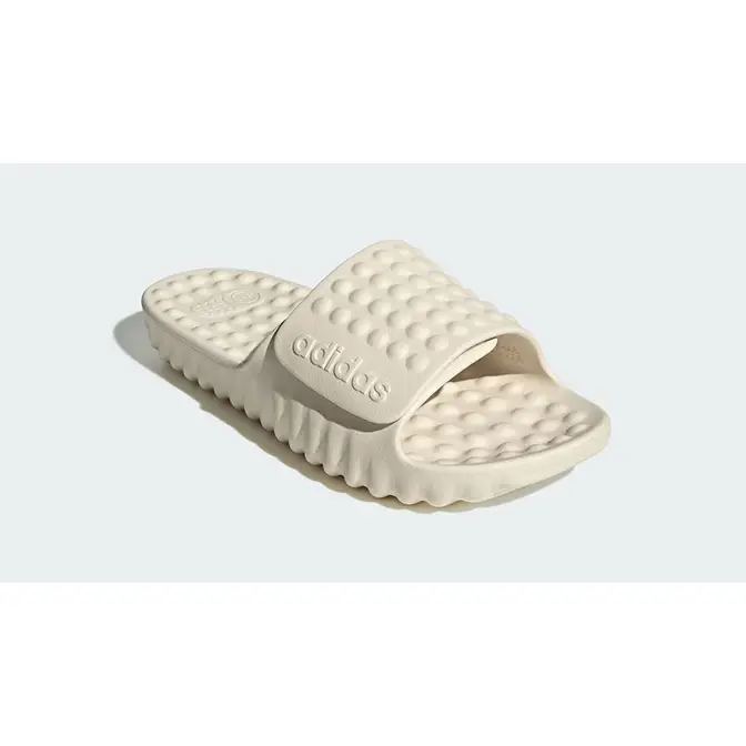 adidas Adissage 360 Red Slide Off-White JQ8057 front