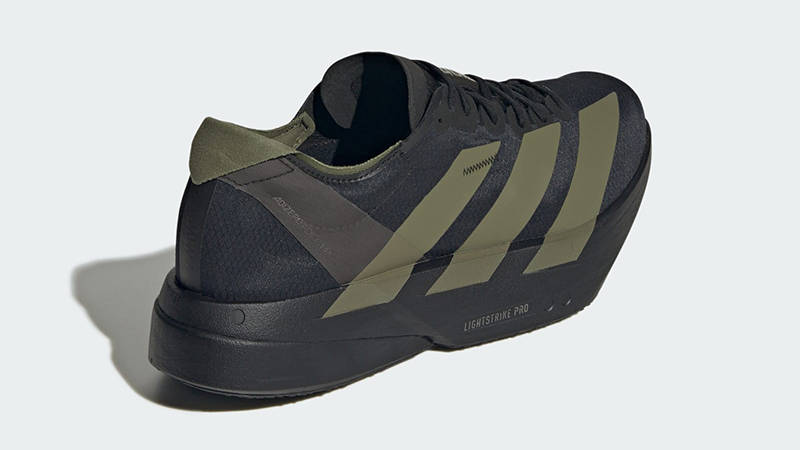 adidas Adizero Adios Pro 4 Black Focus Olive JP6314 Back