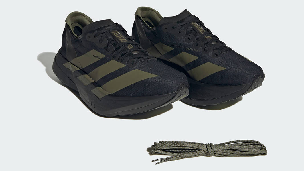 adidas Adizero Adios Pro 4 Black Focus Olive JP6314 Front