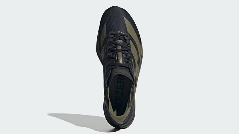 adidas Adizero Adios Pro 4 Black Focus Olive JP6314 Top