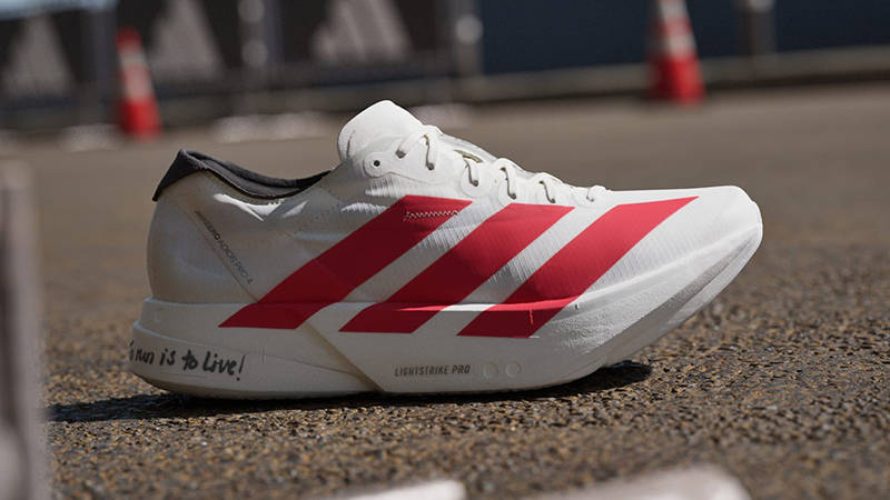 adidas Adizero Adios Pro 4 Off White Better Scarlet | JR6363 | The
