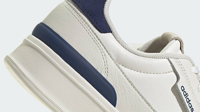 adidas Aspyre Core White Dark Blue Closeup