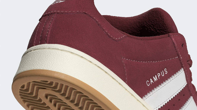 adidas Campus 00s Noble Maroon Cloud White Closeup