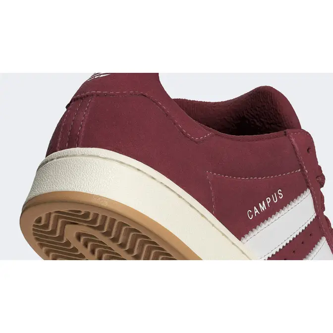 adidas Campus 00s Noble Maroon Cloud White Closeup