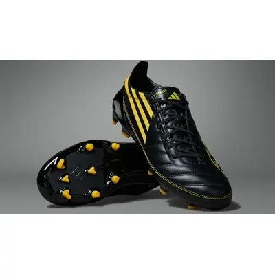 adidas F50 Elite Leather 2010 FG Remake Pack Black Yellow Lifestyle