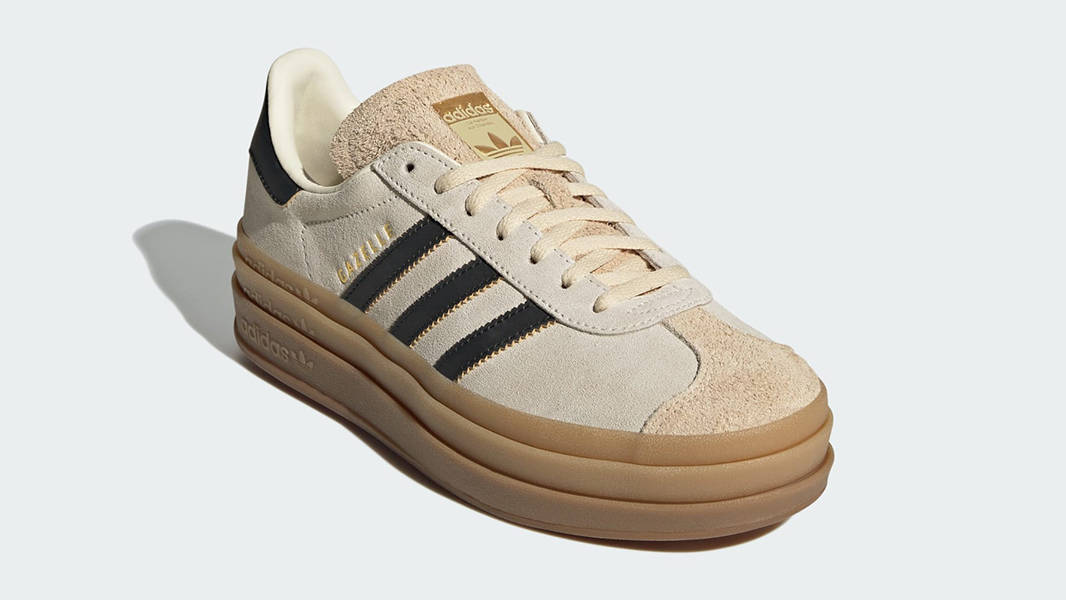 adidas Gazelle Bold Cream White Sand JS3892 Side