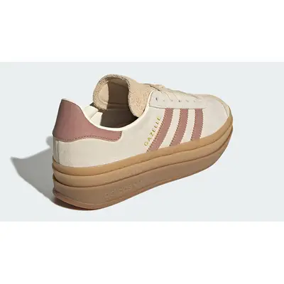 adidas Gazelle Bold Cream White Warm Clay JS3893 Back