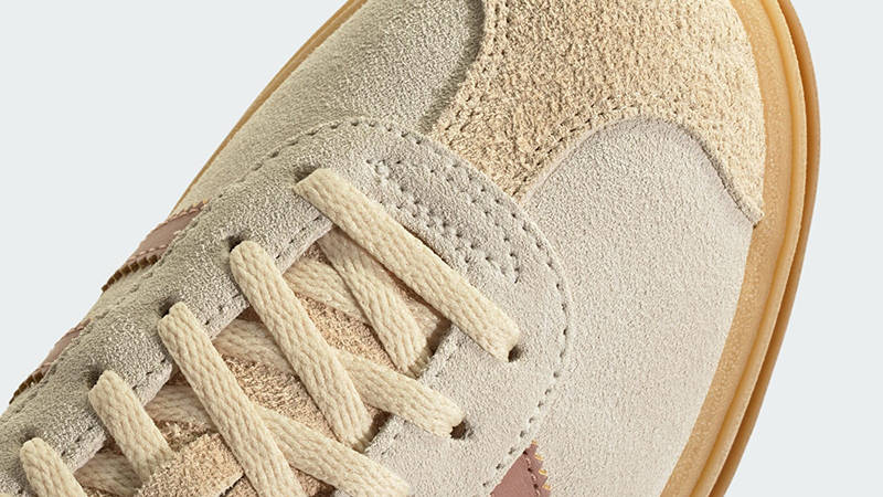 adidas Gazelle Bold Cream White Warm Clay JS3893 Detail
