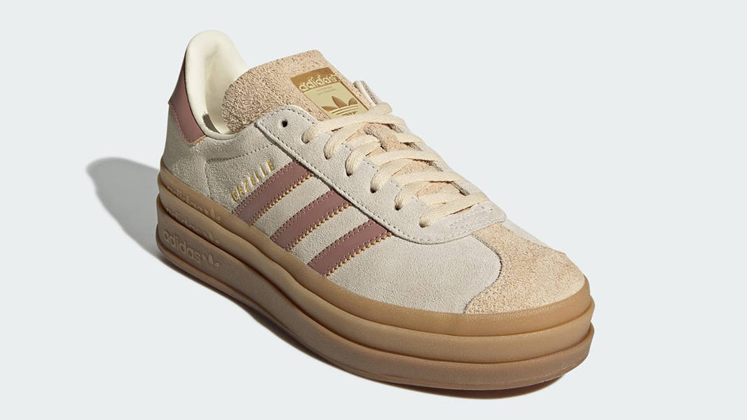 Adidas Originals GAZELLE BOLD Cream White / Warm Clay JS389