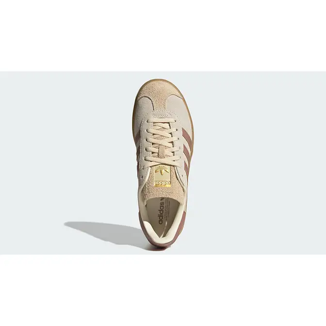 adidas Gazelle Bold Cream White Warm Clay JS3893 Top