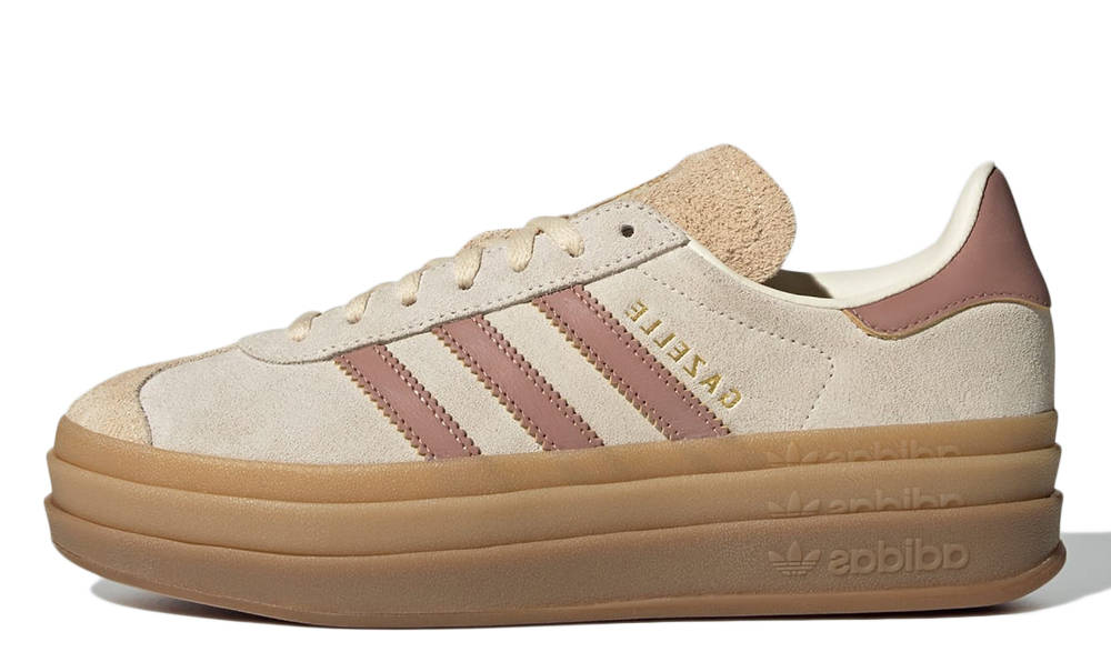 adidas Gazelle Bold Cream White Warm Clay JS3893