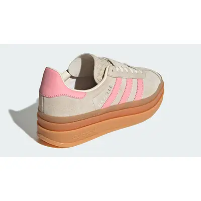 adidas Gazelle Bold GS Beige Semi Pink Spark JQ7409 Back