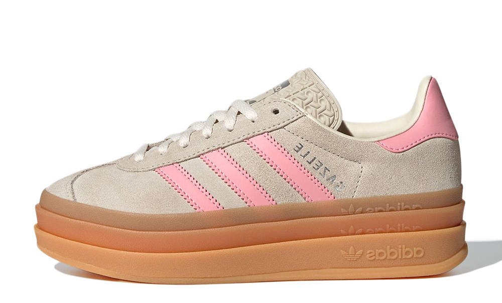 adidas Gazelle Bold GS Beige Semi Pink Spark JQ7409