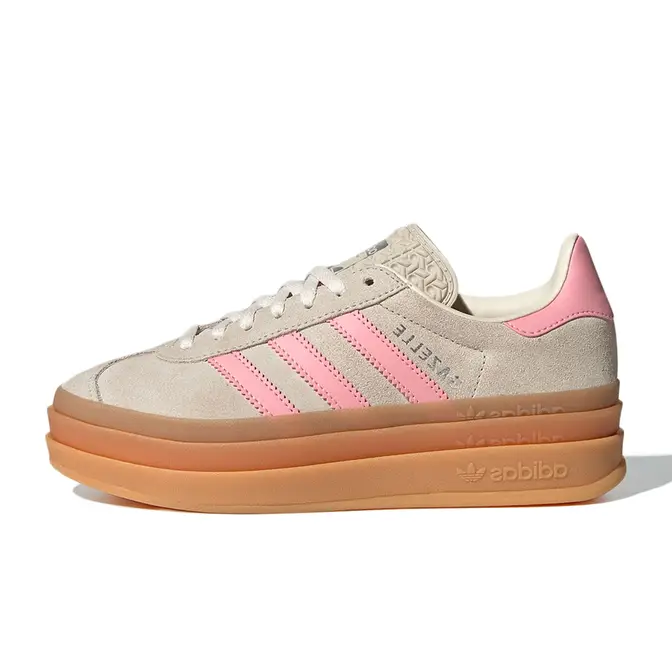 adidas Gazelle Bold GS Beige Semi Pink Spark JQ7409