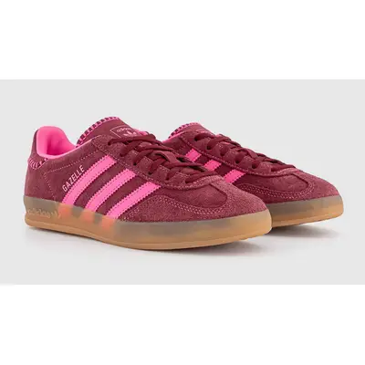 adidas Gazelle Indoor Lucid Pink Noble Maroon JS1404 Side