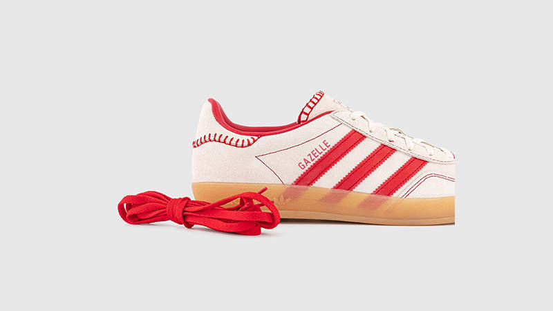 adidas Gazelle Indoor Scarlet Cream | JS1402 | The Sole Supplier
