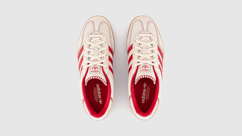 adidas Gazelle Indoor Scarlet Cream JS1402 middle