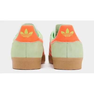 adidas Gazelle Semi Green Spark Solar Orange Back