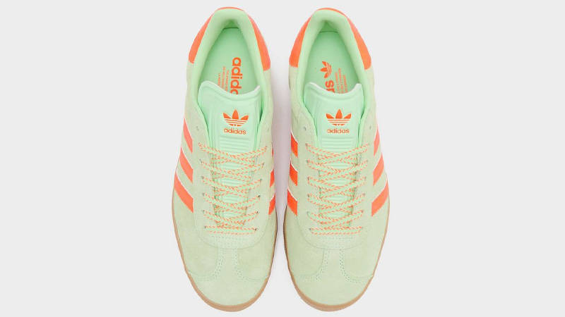 adidas gazelle silver green womens Adidas Originals main image 0