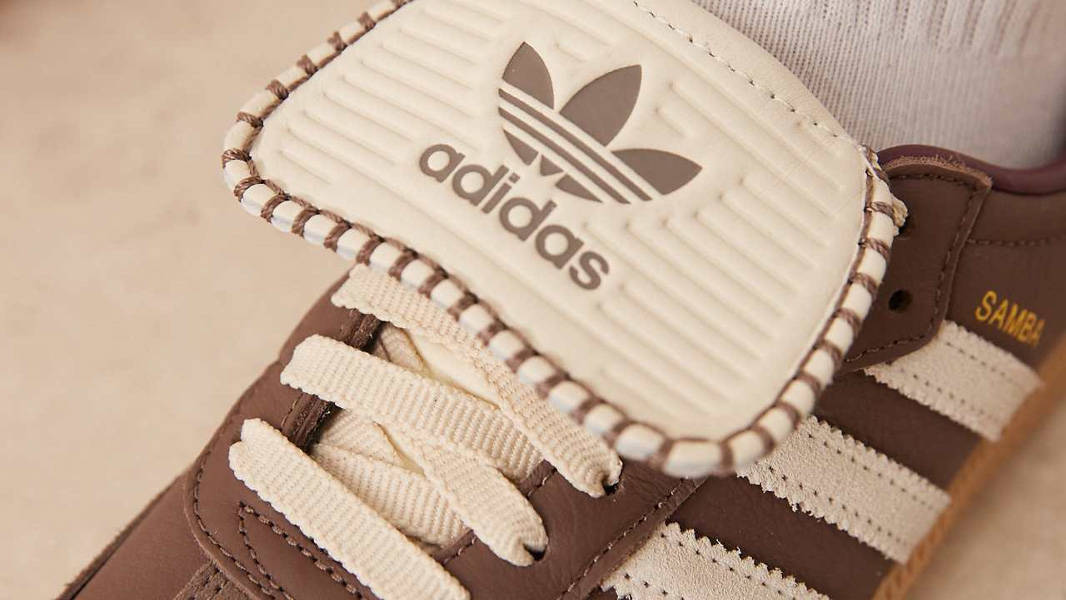 adidas Samba LT Brown ASOS Exclusive Closeup