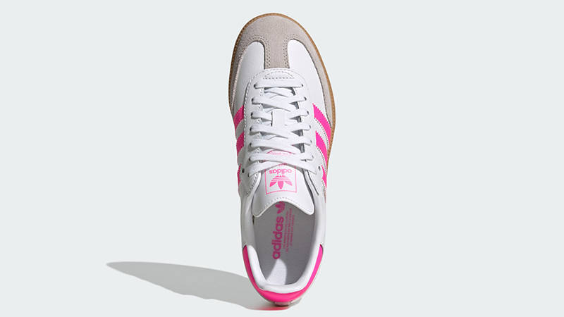 adidas Samba OG GS White Lucid Pink JQ2831 Top