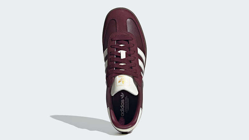 adidas Samba OG Maroon Off White JR8844 Top