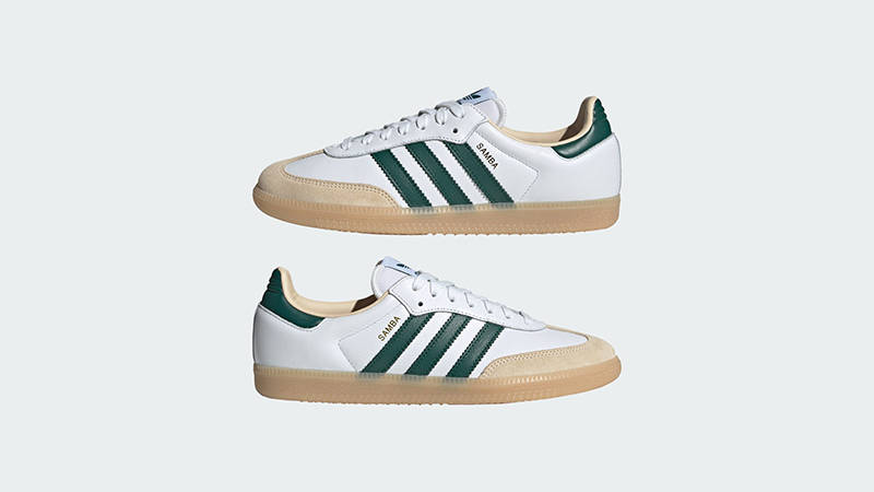adidas Samba OG White Collegiate Green JS3831 feature