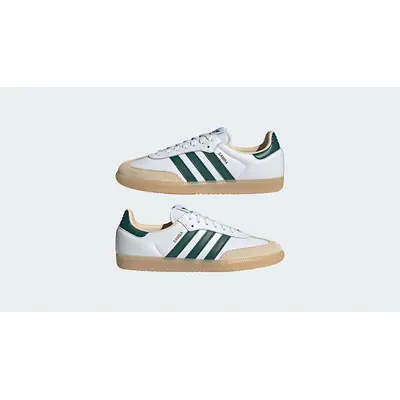adidas Samba OG White Collegiate Green JS3831 feature