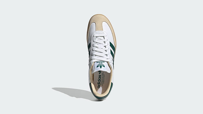 adidas Samba OG White Collegiate Green JS3831 middle
