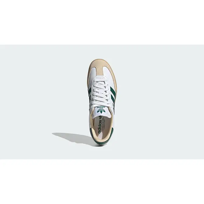 adidas Samba OG White Collegiate Green JS3831 middle